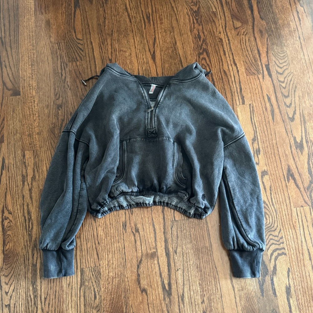 Free people oversized quarter zip